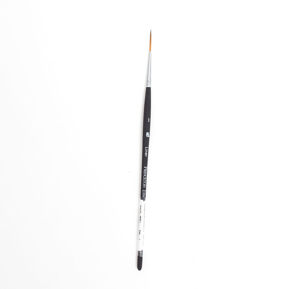 Princeton, Elite, Synthetic, Kolinsky Sable, Watercolor, Brush, Liner, 1